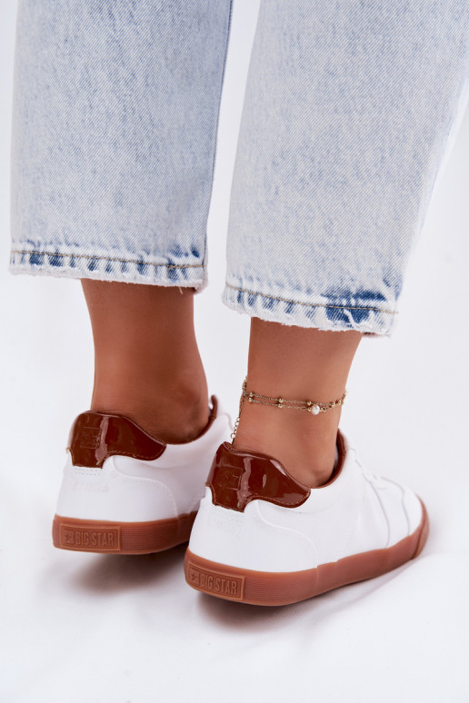 Sneakers modeļa apavi Sieviešu Big Star TT274366 baltas krāsas