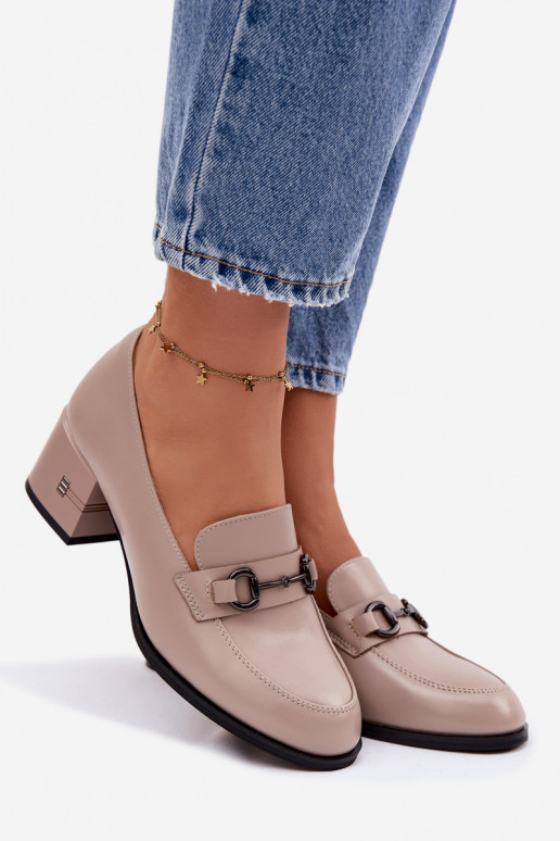 Āda apavi Sieviešu ar papēdi Vinceza 18116 smilšu krāsas