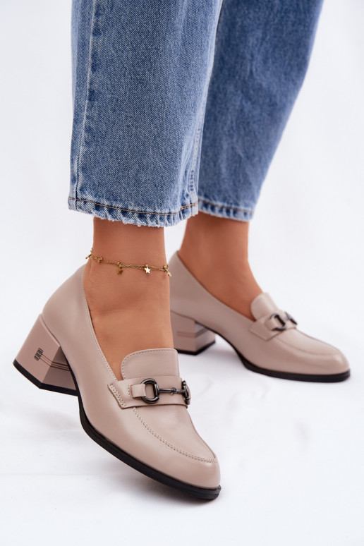 Āda apavi Sieviešu ar papēdi Vinceza 18116 smilšu krāsas