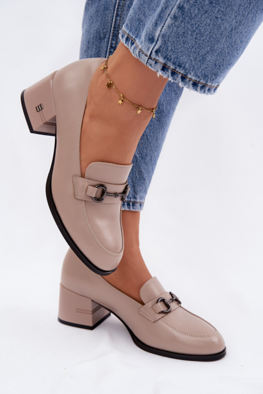 Āda apavi Sieviešu ar papēdi Vinceza 18116 smilšu krāsas