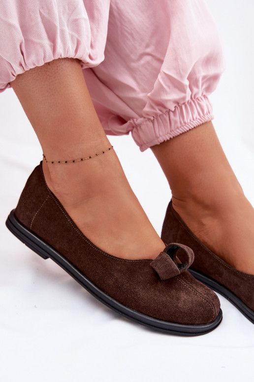 Āda zamšādas apavi Sieviešu Zazoo 379 CzekoladoIne