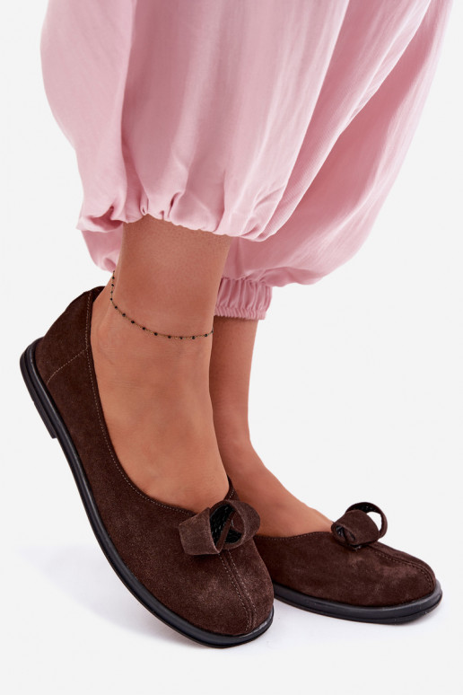 Āda zamšādas apavi Sieviešu Zazoo 379 CzekoladoIne