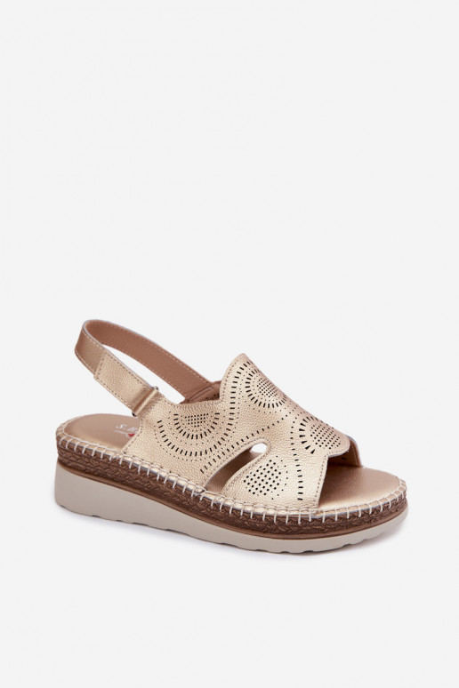 Āda ar platformus basenes S.Barski GR61-5916 Zelta krāsas