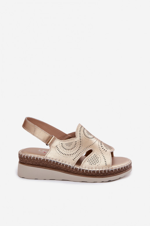 Āda ar platformus basenes S.Barski GR61-5916 Zelta krāsas