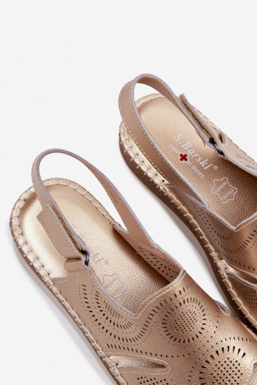 Āda ar platformus basenes S.Barski GR61-5916 Zelta krāsas