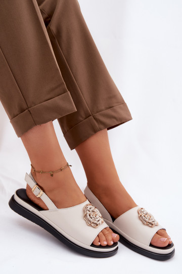 Sieviešu basenes Sieviešu Ar greznu Detalem D&A GR61-5937 smilšu krāsas