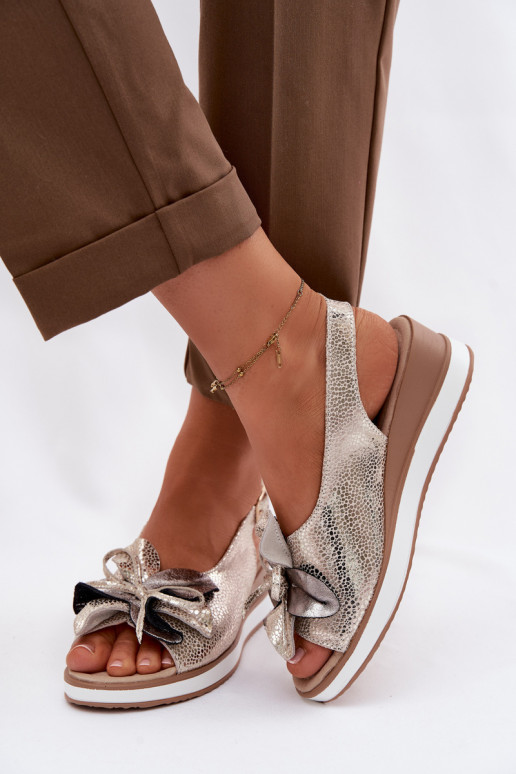 Āda ar platformus basenes ar ornamentiem S.Barski GR61-5988 Zelta krāsas