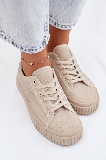 Zems sieviešu puszābaki Big Star TT274106 smilšu krāsas