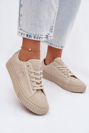 Zems sieviešu puszābaki Big Star TT274106 smilšu krāsas 2