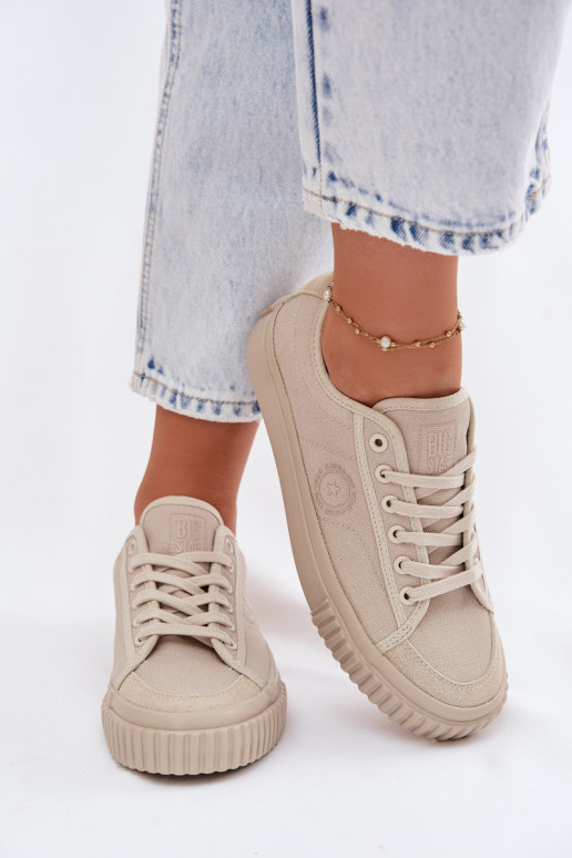 Zems sieviešu puszābaki Big Star TT274106 smilšu krāsas