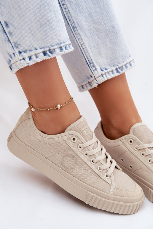 Zems sieviešu puszābaki Big Star TT274106 smilšu krāsas