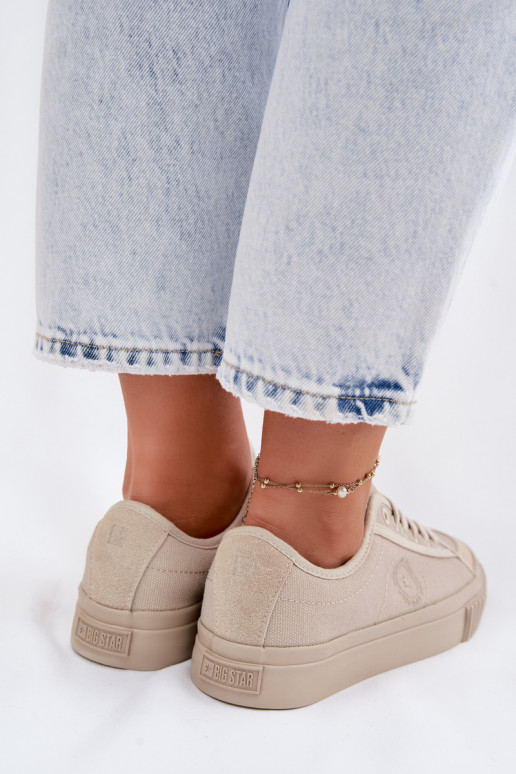 Zems sieviešu puszābaki Big Star TT274106 smilšu krāsas