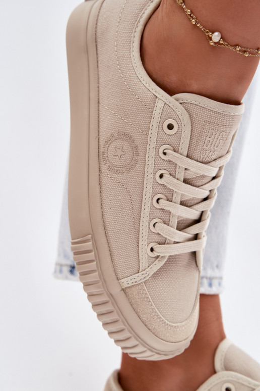 Zems sieviešu puszābaki Big Star TT274106 smilšu krāsas