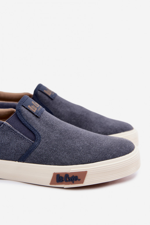 Sporta apavi Vīriešu brīvā laika apavi Slip On Lee Cooper LCIN-26-02-4088 tumši zilas krāsas