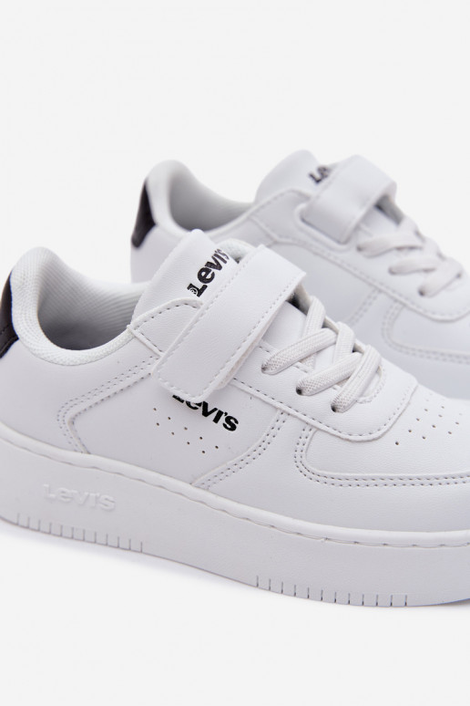 Sneakers modeļa apavi Bērnu apavi ar lipīgām aizdarēm LEVI'S NEIN UNION BOLD VUNB0001S baltas krāsas