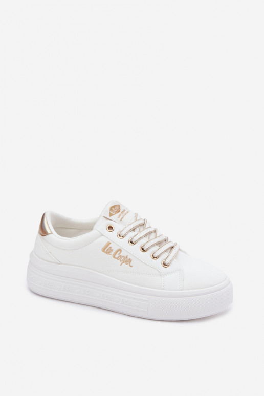 sieviešu puszābaki ar platformu Lee Cooper LCIN-26-44-4478 baltas krāsas