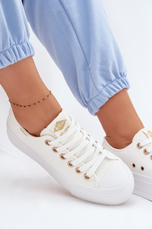 sieviešu puszābaki ar platformu Lee Cooper LCIN-26-31-4369 baltas krāsas