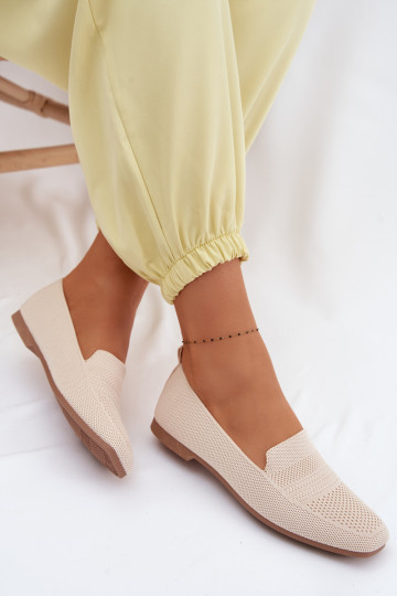 Auduma sieviešu mokasīni Ziloņkaula krāsas Dorielle