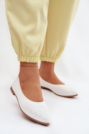 Tīkls Auduma balerīnas Sieviešu baltas krāsas Sarina