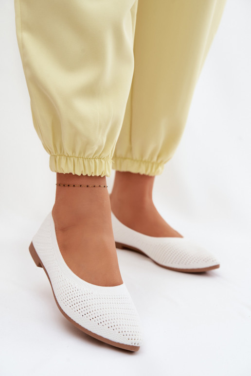 Tīkls Auduma balerīnas Sieviešu baltas krāsas Sarina