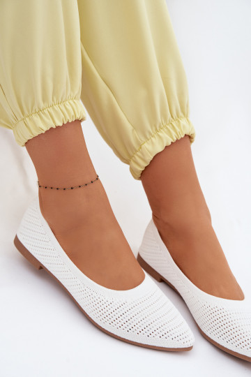 Tīkls Auduma balerīnas Sieviešu baltas krāsas Sarina 2