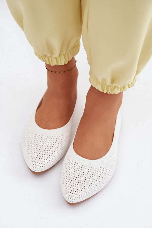 Tīkls Auduma balerīnas Sieviešu baltas krāsas Sarina