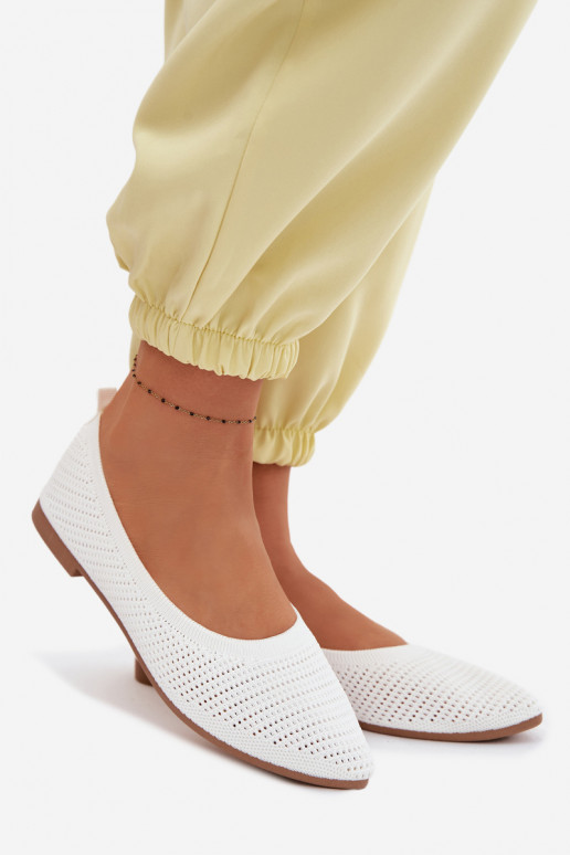 Tīkls Auduma balerīnas Sieviešu baltas krāsas Sarina