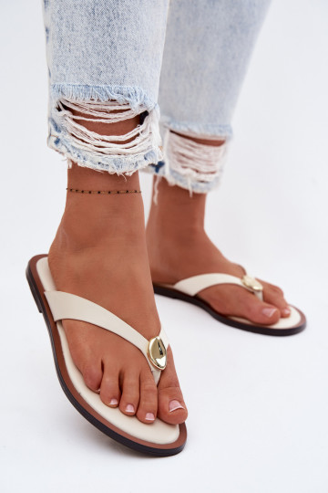 zempapēžu Čības modernas iešļūcenes Sieviešu Ze Zelta krāsasm Detalem Ziloņkaula krāsas Tella