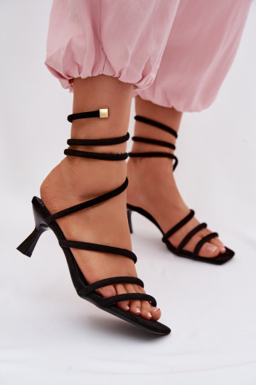Sieviešu basenes ar papēdi Ar svītrām melnas krāsas Samara