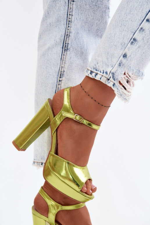 Sieviešu basenes Uz augstiem papēžiem Post NeonoIna Zieleń Nelissey