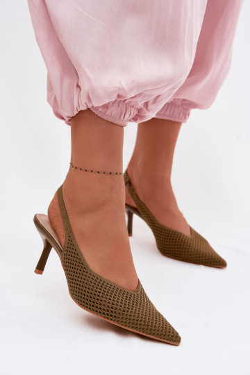 Sieviešu basenesTīklsgo Tā irteriālsu ar papēdi Zaļas krāsas Emiliana 2