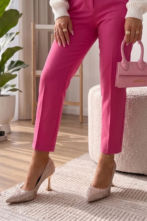 Zelta augstpapēžu kurpes ar spīdīgu...