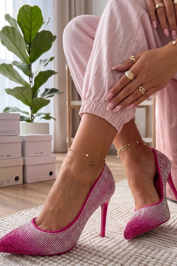 Rozā augstpapēžu kurpes ar... 2