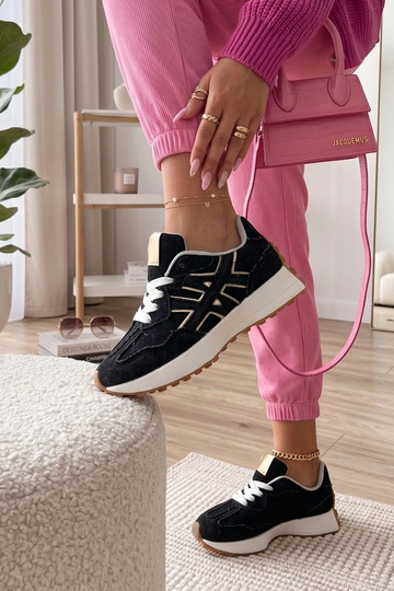 Melnie džinsu sporta apavi... 2