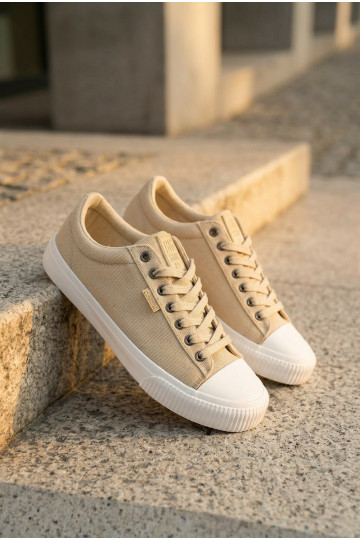 Vīriešu zemie brīvdienu zābaki smilšu krāsā