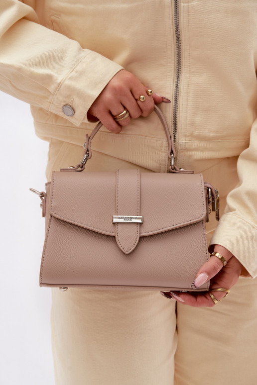 Soma Pastniece Ar noņemamu siksnu Tumšsbēšs Belveta