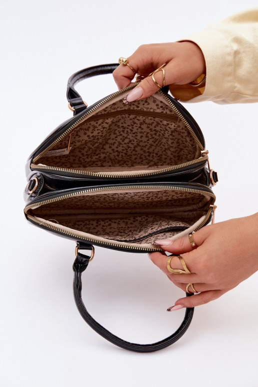 Soma Typu Bagāžnieks Tā irz Eko āda Melnas krāsas Soraya