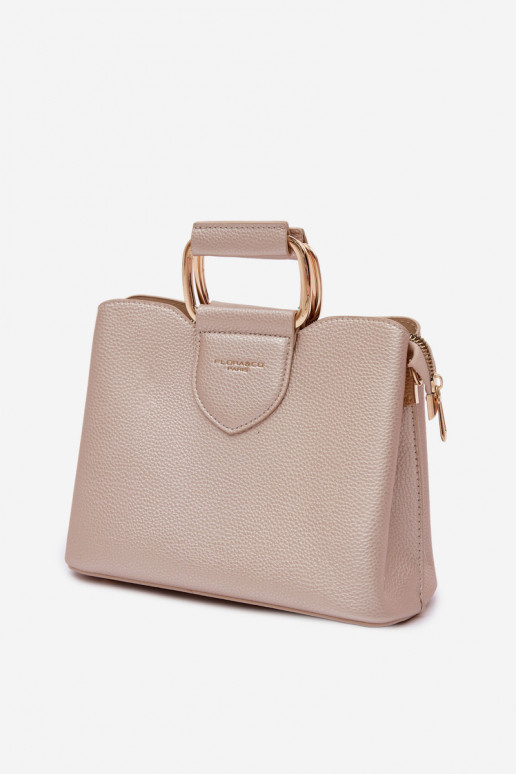 Soma Bagāžnieks Tā irz no eko ādas Zelta krāsas Lorielle