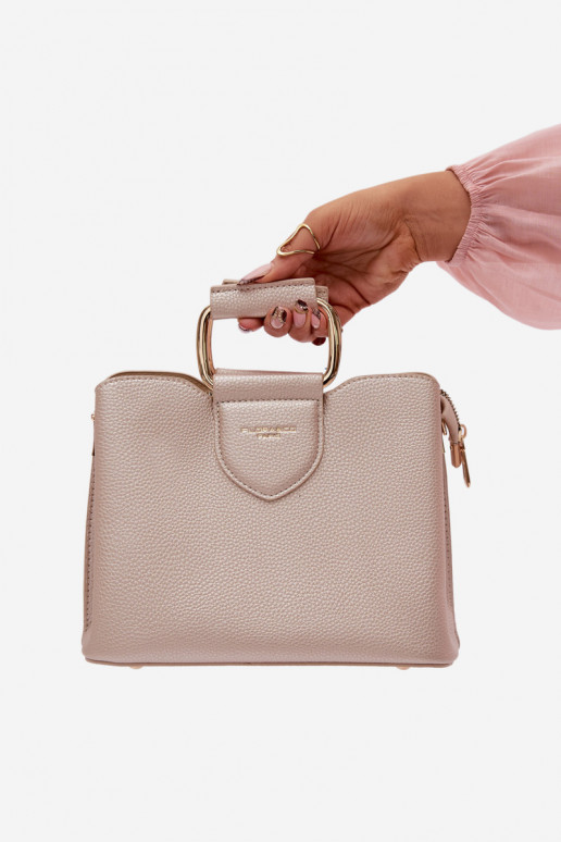 Soma Bagāžnieks Tā irz no eko ādas Zelta krāsas Lorielle