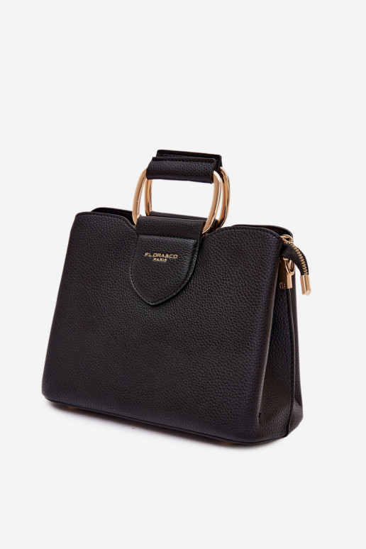 Soma Bagāžnieks Tā irz no eko ādas Melnas krāsas Lorielle