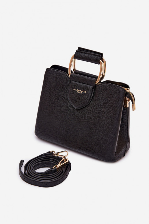 Soma Bagāžnieks Tā irz no eko ādas Melnas krāsas Lorielle