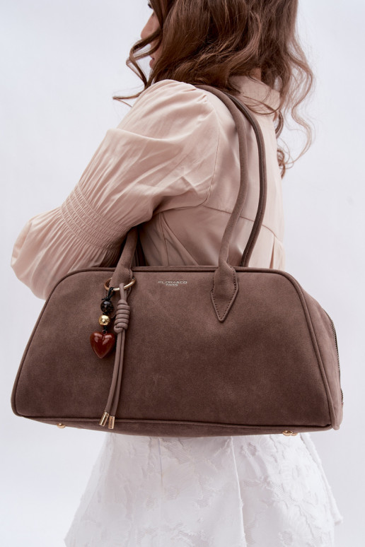 Eko zamšādaoIna SomaBrelokiem Tumšsbēšs Noelia