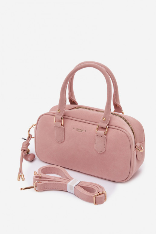 Soma Typu Bagāžnieks Tā irzEko zamšādau Rozā Annelle