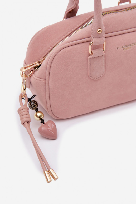 Soma Typu Bagāžnieks Tā irzEko zamšādau Rozā Annelle