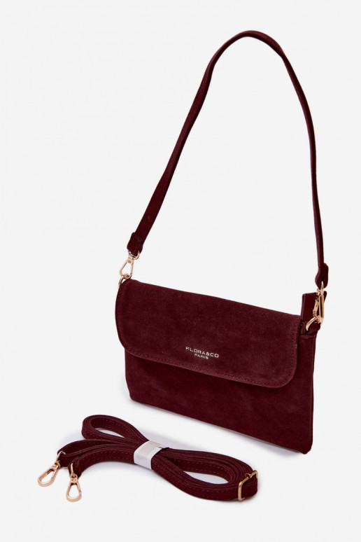 SomaEko zamšādau bordo krāsas Lucelle