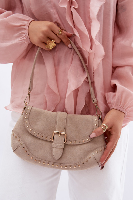 Soma ar kniedēm Eko zamšādaoIna Gaišibēšs Clarielle