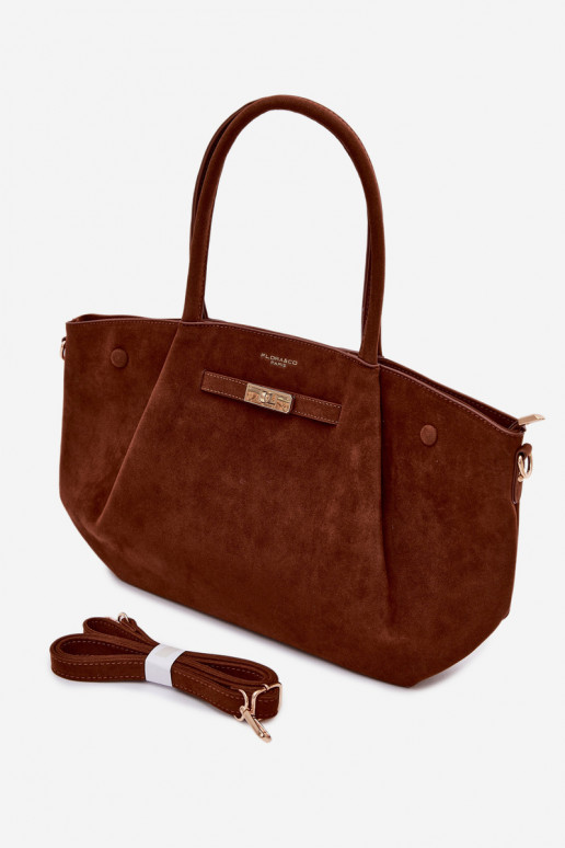 Soma Typu PircējsImitacji zamšādasu brūnas krāsas Nellia