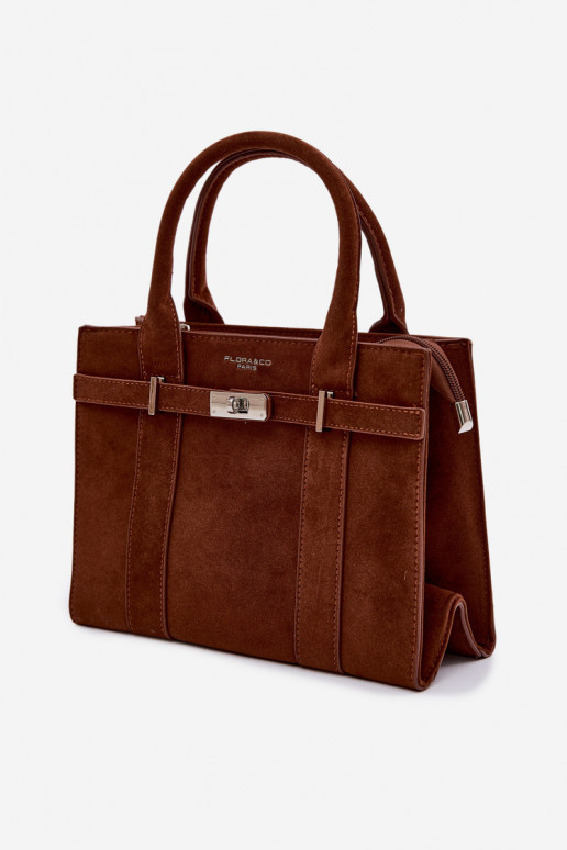 Soma Typu BagāžnieksImitacji zamšādasu brūnas krāsas Noressa