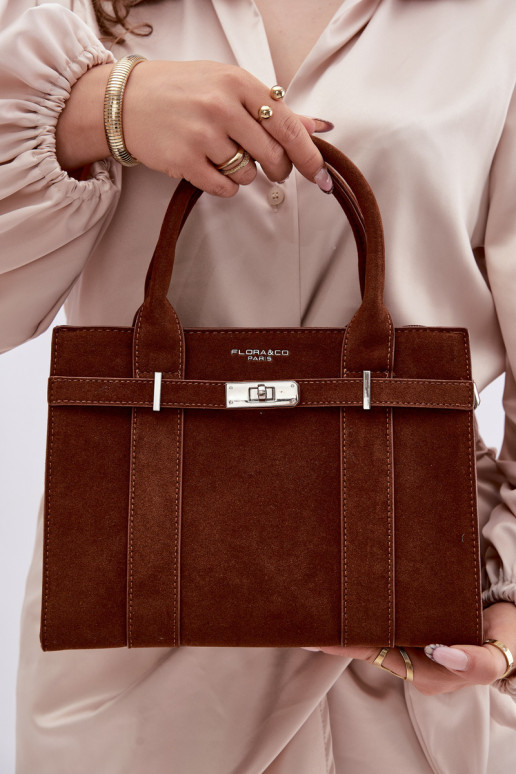 Soma Typu BagāžnieksImitacji zamšādasu brūnas krāsas Noressa