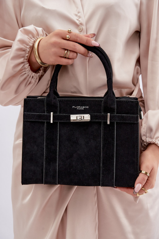 Soma Typu BagāžnieksImitacji zamšādasu Melnas krāsas Noressa